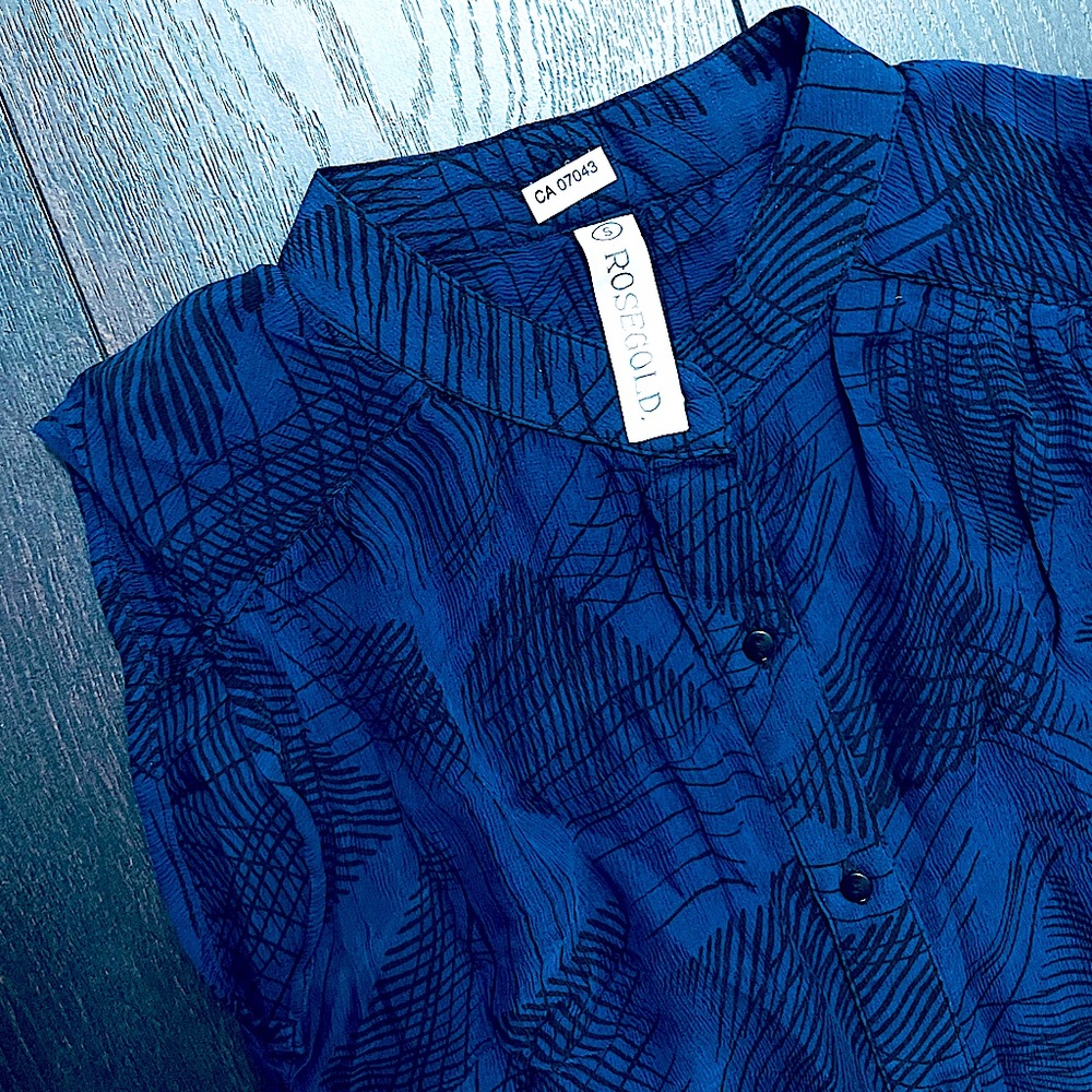 ROSEGOLD 100% Pure Silk Sleeveless Blouse